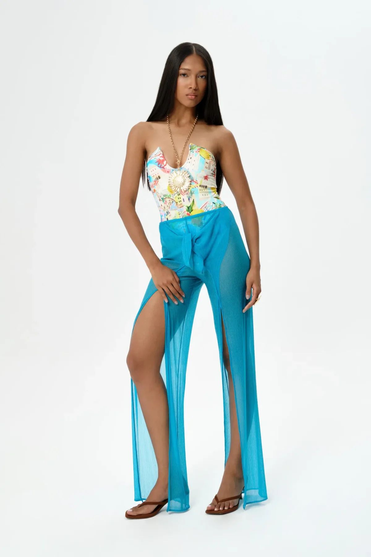 Leto Turkuaz Pantalon