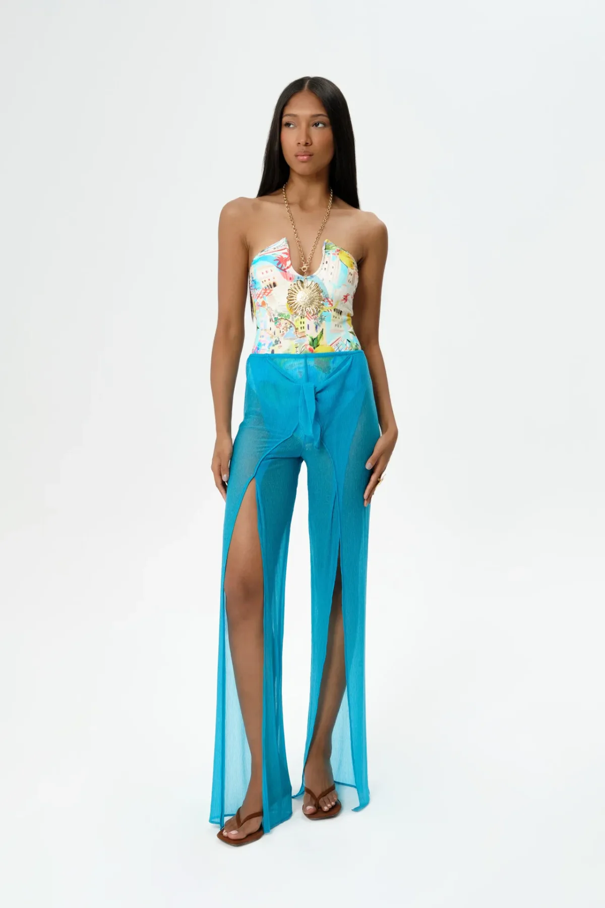 Leto Turkuaz Pantalon